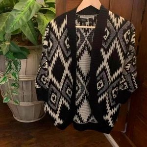 Black and white sweater